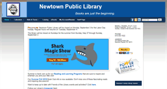 Desktop Screenshot of newtownlibrary.org
